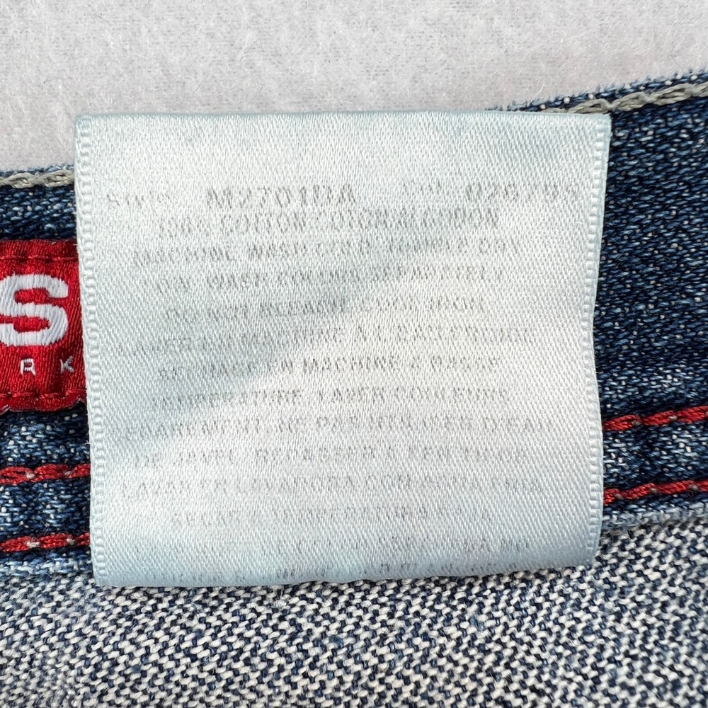 VTG 90s JNCO Jean Carpenter Shorts Mens 32 Crown Blue Skater Wide Leg Baggy Y2K - Picture 15 of 15